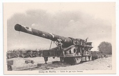 Canon de 340 Railway Gun front