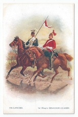 1st Dragoon Guards & 17th Lancers front