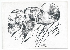 Marx / Engels / Lenin front