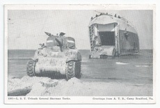 Sherman + LST front